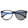 High Quality Round Women Photochromic Nearsighted Eyewear Retro Small Oval Frame Myopia Glasses Blue Light Blocking Eye Protection Eyewear