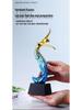 Peacock Dance Crystal Resin Trophy - Custom Latin Ballet Children's Competition Souvenir