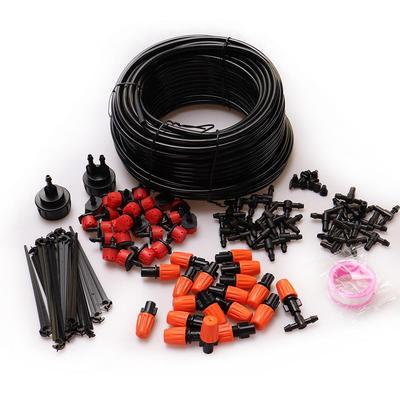 Automatisches Gartenbewässerungsset mit Tropf- und Mikrosprinklern für Gewächshäuser