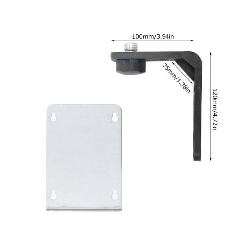 Magnetic Level Marker Bracket, L-Shaped Leveling Holder for Laser Markers, Laser Level Holder, Strong Magnet, Wall Mount, Vertical Positioning, 5/8" M