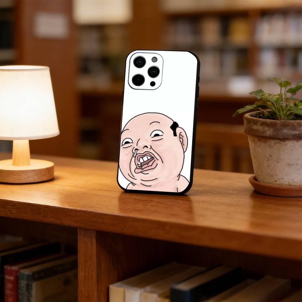 Silly Cartoons  Phone Case For iPhone 17,16,15,14,13,12,11 Plus,Pro Max,XS,Soft Silicone Black Cover