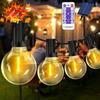 Solar G40 EU Plug Waterproof Outdoor LED Camping String Lights