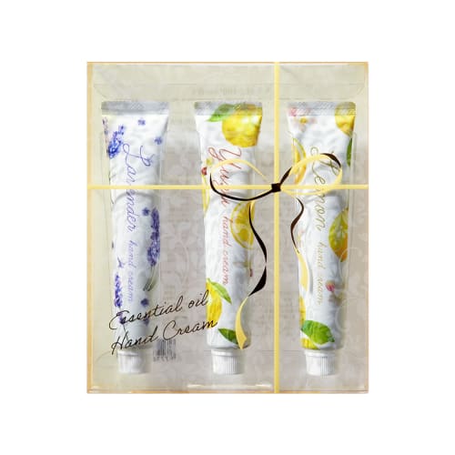 Daily Aroma Essential Oil Hand Cream Set A (20g X 3 Bottles) by Daily Aroma Japan. Citrus, Lavender, Herb, Floral. Made In Japan. Moisturizing. Perfec