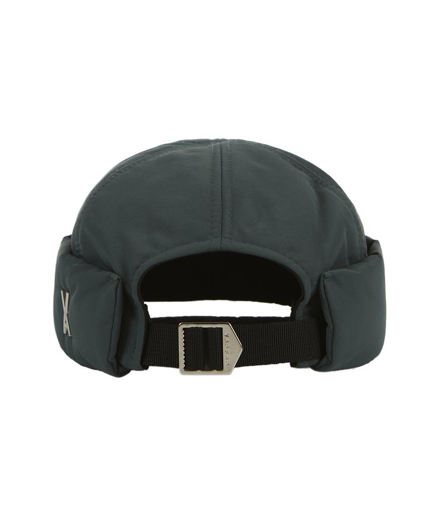 Bajal Heavy Padded Studded Logo Watch Cap Green