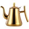Stainless Steel Kashi Flower Tea Kettle with Filter - Ideal for Hotels, Restaurants, and Teahouses.