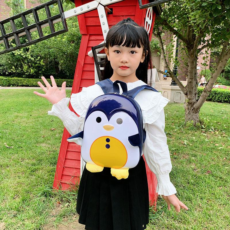 Eggshell Bag Penguin Cartoon Animal Kids Backpack Adjustable Shoulder Straps