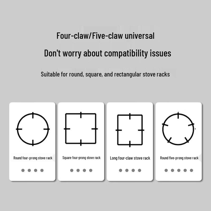 Universal Cast Steel Gas Stove Pot Holder