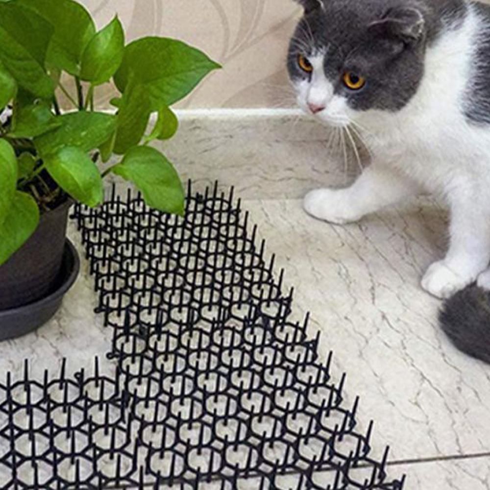 Dog Cat Scat Mat Animal Deterrent Repellent Plastic Scarer-Spike Tool Outdoor Anti Cat Mat for Household Garden Tools