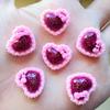 Color 20mm heart-shaped flat back hairpin accessories resin crafts rhinestone  wedding decoration