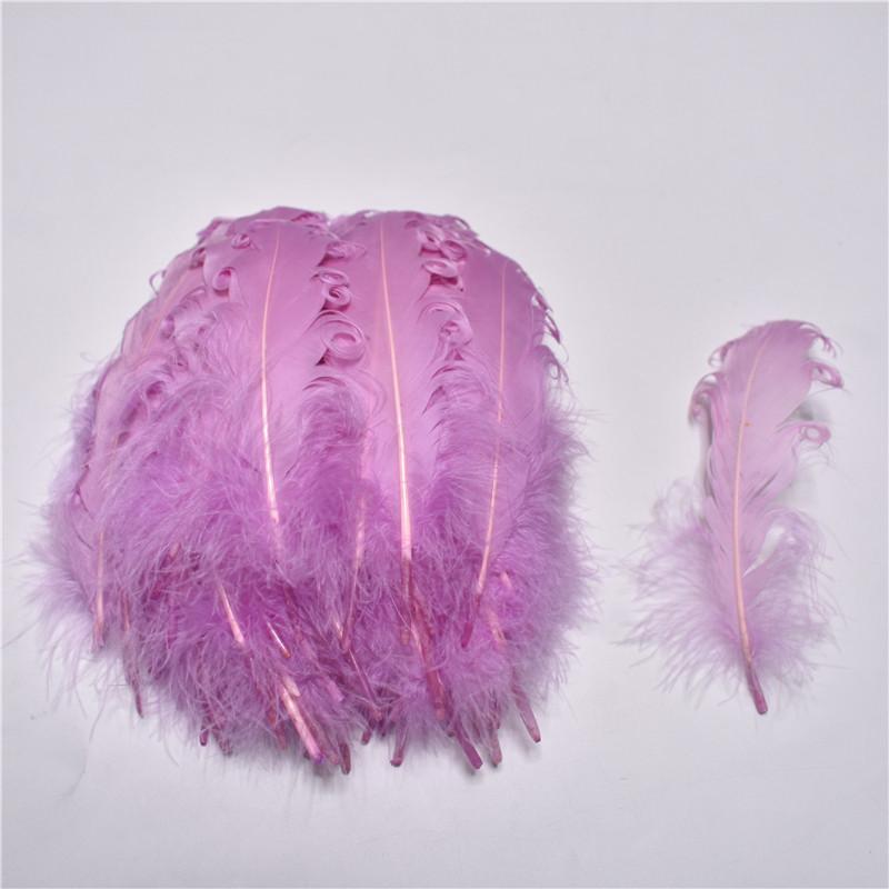20/100pcs Colorful Curly Goose Feathers for Craftsdiy Jewelry Making Christmas Wedding Centerpiece Hat Plumas Decorativas13-18cm