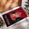 Sunderland FC Bedruckter Kristall-Samt-Teppich Rutschfester Kristall-Samt-Teppich für Sofa, Schlafzimmer, Innenbereich, Heimdekoration
