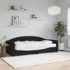 VidaXL Daybed with Mattress Black 80x200 Cm Velvet 3197274
