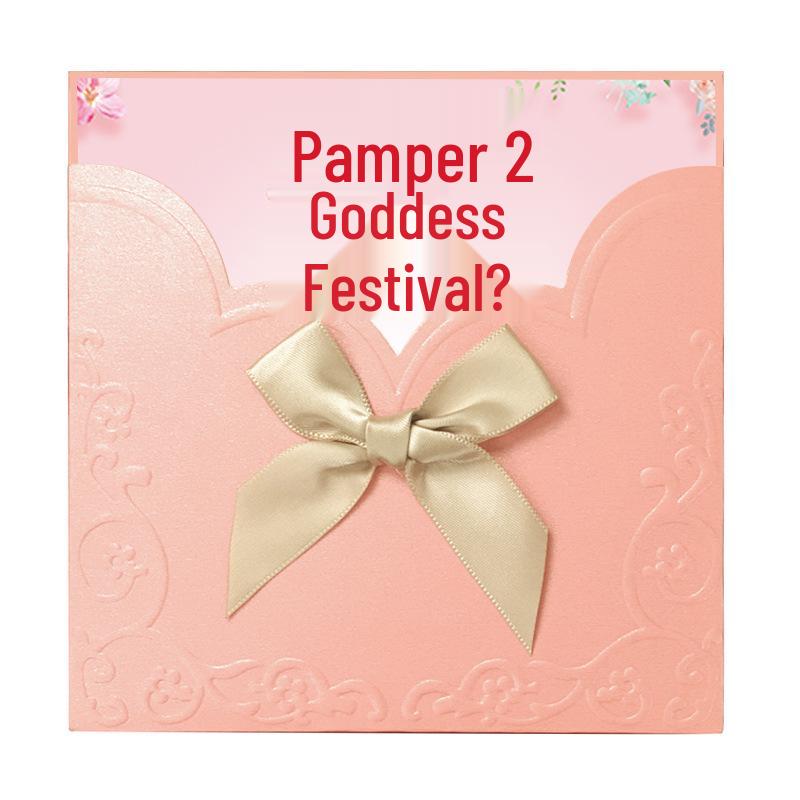 Elegant Women's Day Cards for Employees and Clients - 3.8 Goddess Festival Thank You Cards