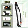 BUCKLOS Bicycle Pump Portable MAX 320PSI Air Inflator Hand Tire High Pressure Air Pump with Digit Display AV FV Valve Pump Tool