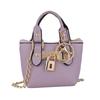 Trendy Square Bag For Women  Lock Design Versatile Single Shoulder Bag Mini Luxurious Crossbody Bag Fashion Pendant Tote Bag