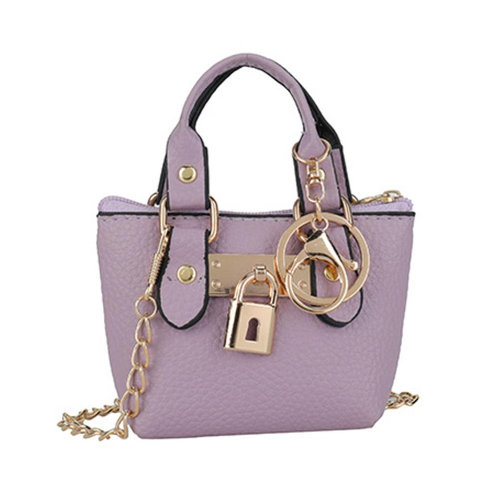 Trendy Square Bag For Women Lock Design Versatile Single Shoulder Bag Mini Luxurious Crossbody Bag Fashion Pendant Tote Bag