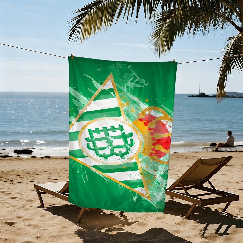 Football R-Real Towel Large Quick-Drying Microfiber soft B-Betis Beach Towel for Travel Fitness Sauna Bathing Camping