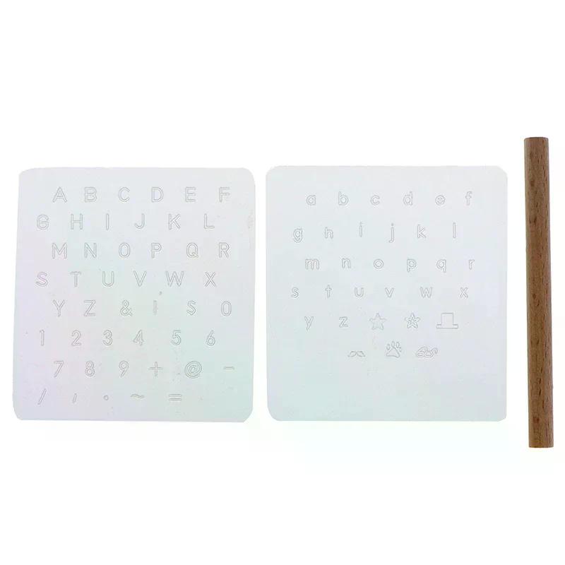 Durable 3pcs DIY Leather Craft Tool Capital Lowercase Stamping Set Punch Kit