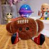 Cute Basketball Football Tennis Baseball Billiards Plush Toy Ball Keyring Soft Stuffed Ball Pillow Player Souvenir Birthday Gift