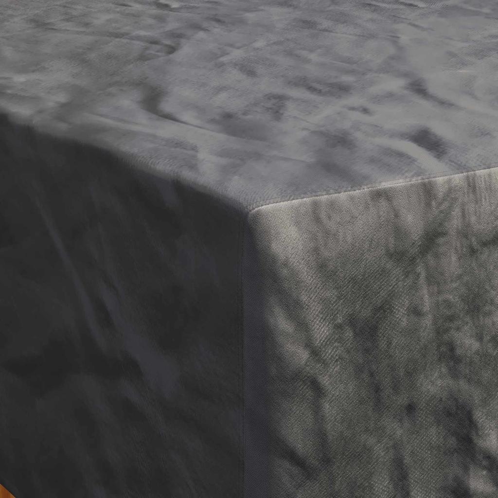 Solid Black Furniture Cover 300 x 300 x 70 cm 210D