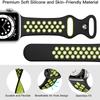 Silicone Strap For Apple Watch 11 10 9 8 7 46mm 45mm 42mm 41mm Ultra 3/2 49mm Breathable Bracelet Wristband iWatch 6 5 4 SE 44mm