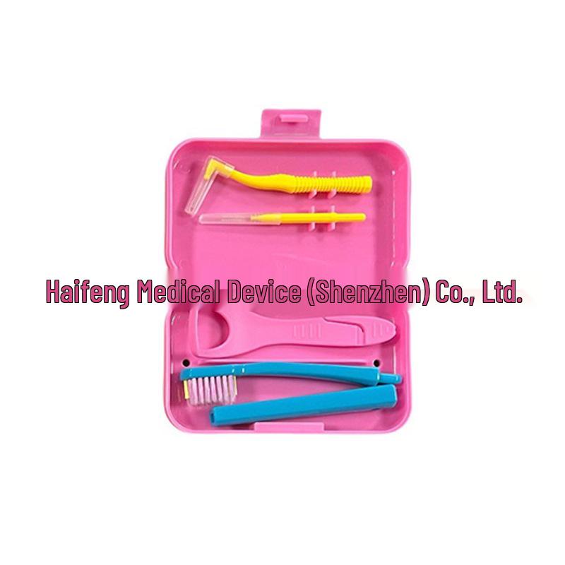 Orthodontic Kit: Wax, Toothbrush, Interdental Brush, Bite Block, Aligner Remover