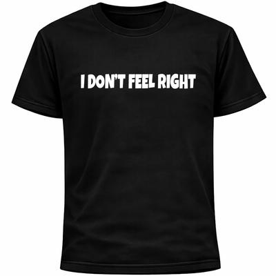 T-shirt Je ne me sens pas bien | Anxiété Mal à l'aise Socialement Introverti Anxiété T-shirt Drôle