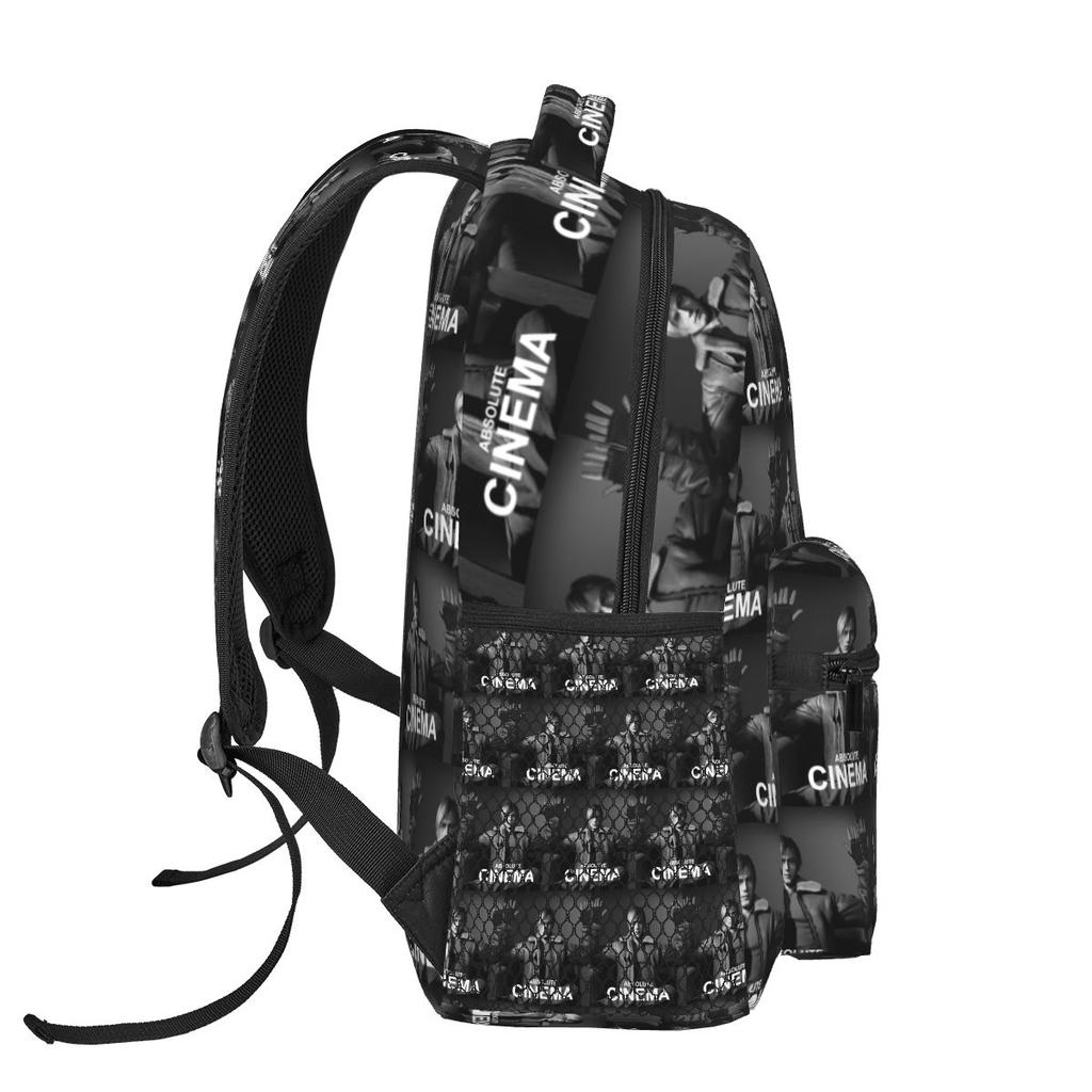 Absolute Cinema Funny Meme Backpack Student Boys Girls BookBag Children School Bag Computer Shoulder Bags for Men Women