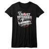 The Real Ghost Busters Cartoon Ecto-1 Women's Fitted T Shirt
