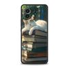 Phone Case Cover for Xiaomi Mi 17 Pro Max 15 14 13 12 11 Ultra 15T 14T 13T 12T Pro Lite Soft TPU Butterfly Cat Bookshelf Design