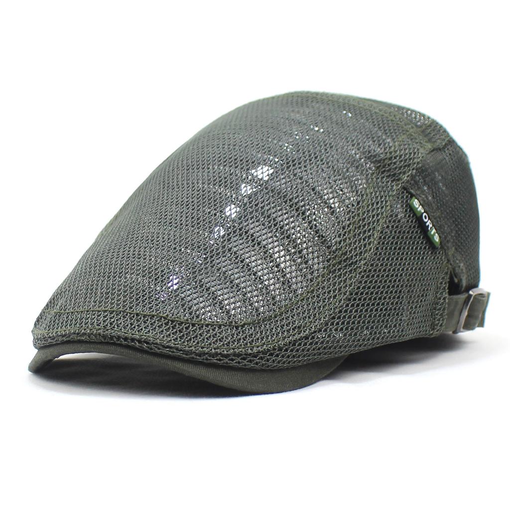 Nouveau béret d'été pour homme, casquette en maille respirante, chapeau de sport, visière d'extérieur