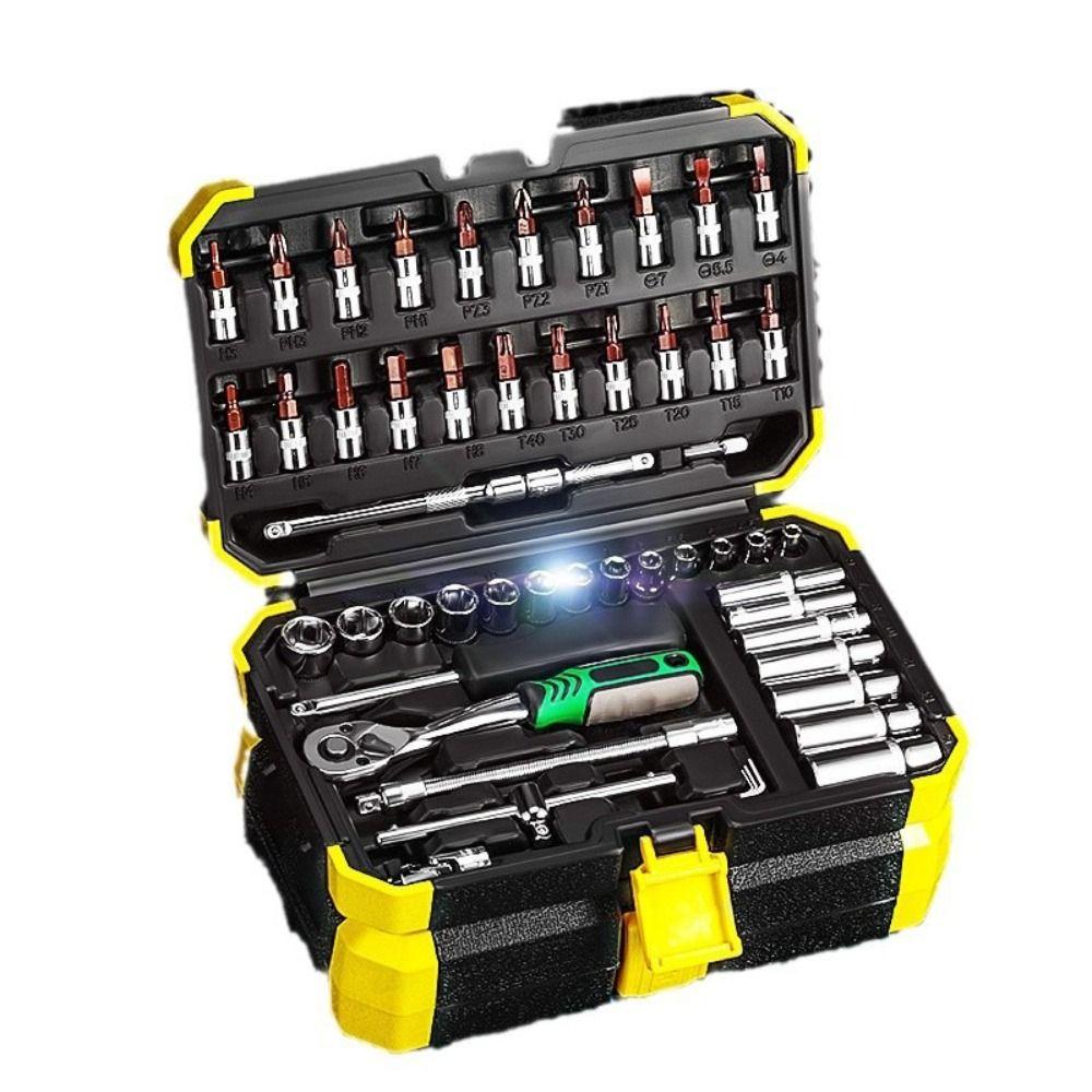 Extension Bar Socket Wrench Set 24/72 Tooth Ratcheting Wrench Set Quick Set Toolbox  Auto Repairing