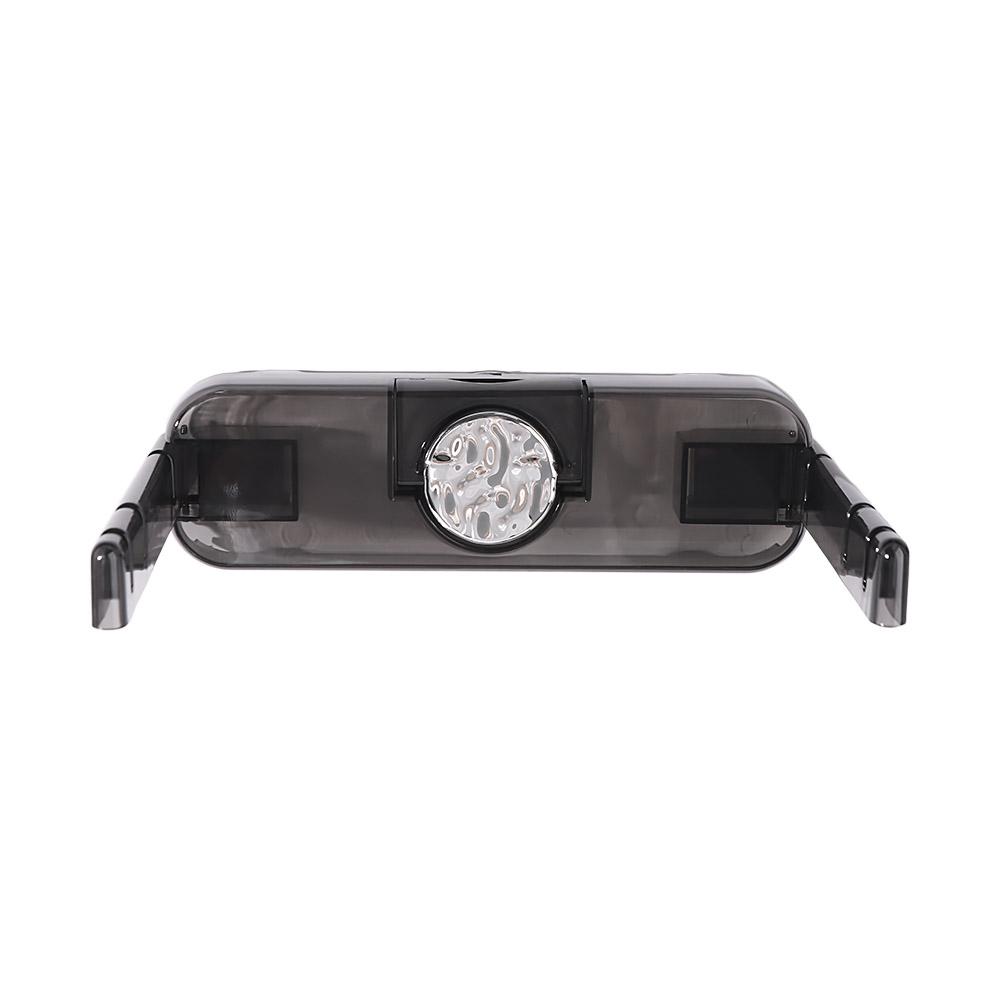 Wall Mounted Suction Cup Trash Bag Holder Transparent Foldable Garbage Shelf Bathroom