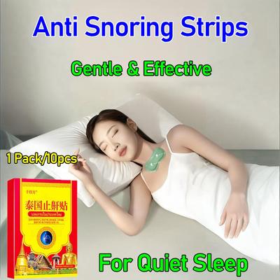 Anti Snoring Strips - Nasal Breathing Support for Quiet Sleep, Snoring Relief Patches