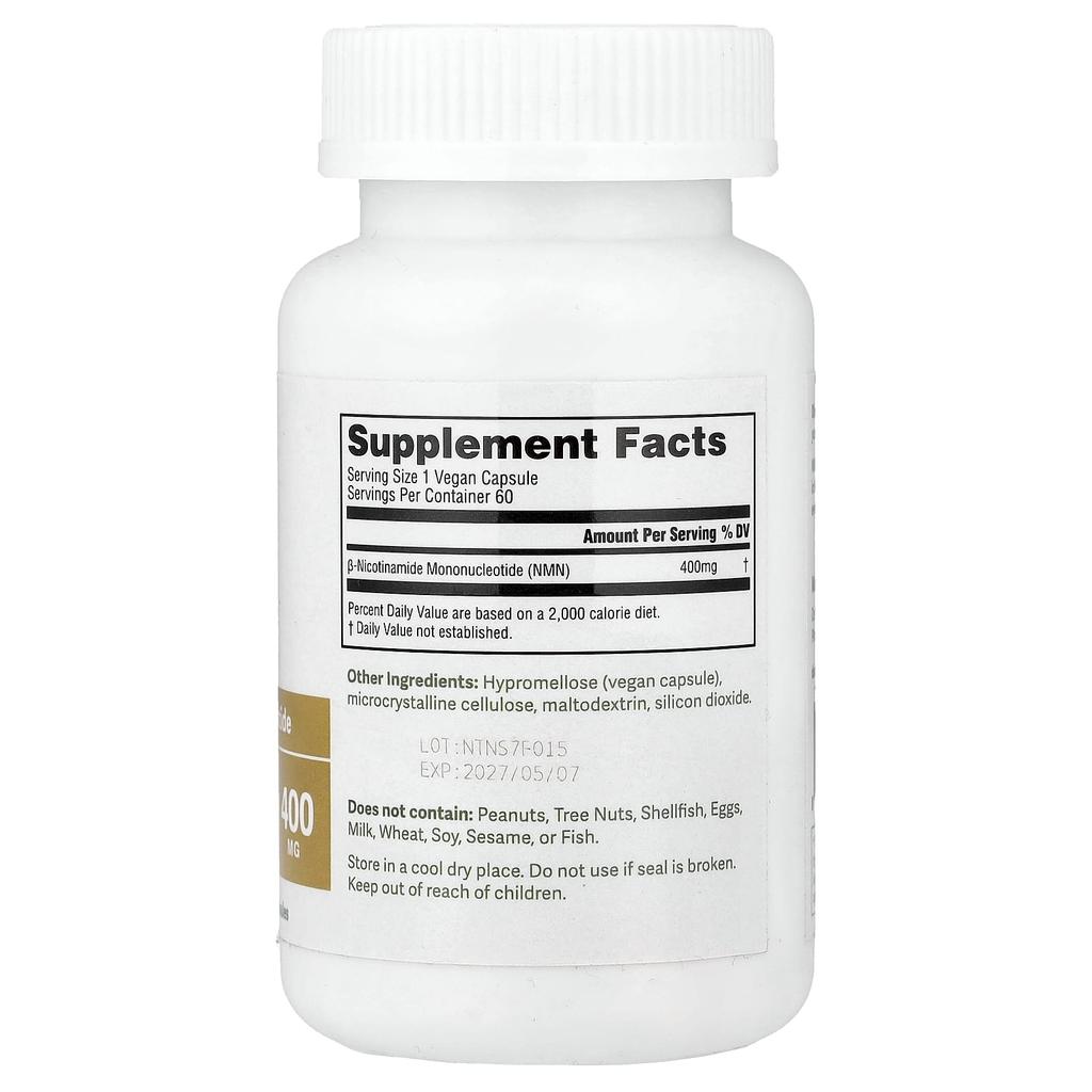 Dr. Murray's NMN, 400 Mg, 60 Veggie Capsules