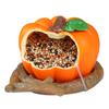 1Pc Funny Fruit Shape Bird Parrot Feeder Orange Pomegranate Food Water Feeding Bowl Container Feeders For Crates Cages Coop Pet