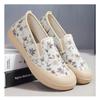 Damenschuhe, Vielseitige Sommer Neue Modische Canvas-Schuhe, Atmungsaktive und Vielseitige Rutschfeste Freizeitschuhe