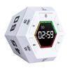 Plast LED-display Digital Timer För Klassrumsinlärningsuppgift Sexkantig Form Timer Elever Tidsplaneringsverktyg