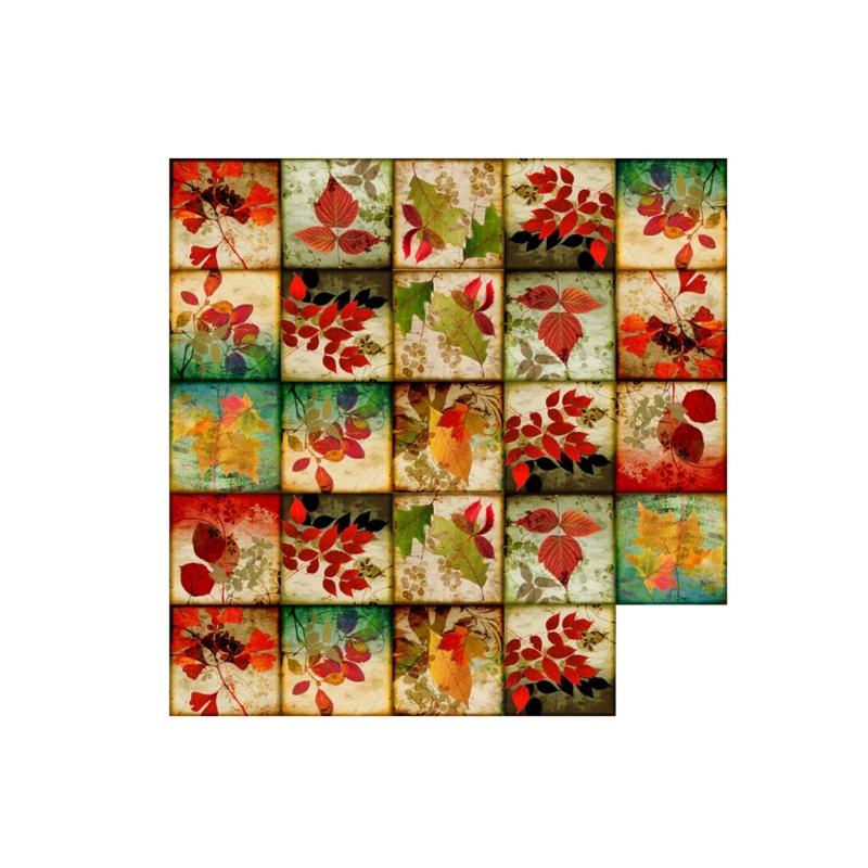 24 ks Nálepky na dlaždice Vzor starožitného porcelánu Nástěnné nálepky Vodotěsné Odnímatelné tapety Kuchyně Koupelna Umělecké nástěnné malby