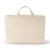 MUJI Cotton Canvas Soft Box with Handle, Large, Approx. W37 x D26 x H26cm, 23090018 (Clothing Case,