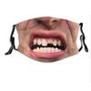 Personalized , Creative , Social , Funny , Printed Masks , Facial Expressions , Masks For Men And Women
