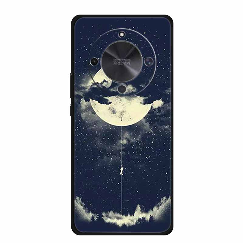 For Honor X70 5G Case X 70 Coque Black Silicone TPU Soft Back Cover Case For Honor X70 MTN-AN00 Phone Case HonorX70 6.79" Funda