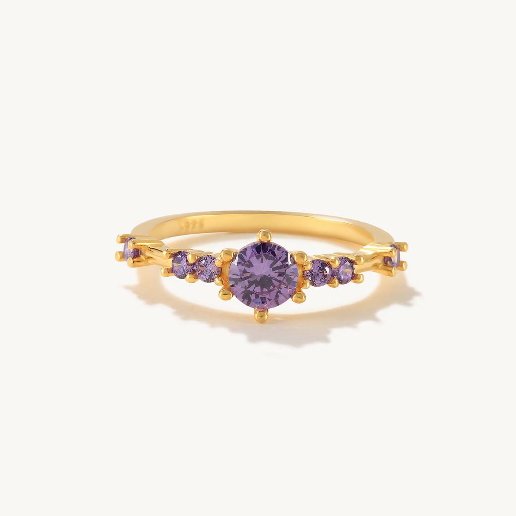 CANNER 925 Silver Original Rings Colorful Crystal Wedding Ring For Women Lovers' Minimalist Engagement Bague Femme Fine Jewerly