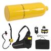 DIDEEP 1L Mini Scuba Diving Tank Pressure Relief Valve Kit with Diving Goggles Strap Bag Refill Adapter