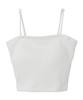 WEGO Natsu Solid Short Size Women's Camisole, Short, Cup-in Cami, Color, Simple, Casual, Length, Gift, Spring/Summer, Autumn/Winter, S, Off-White