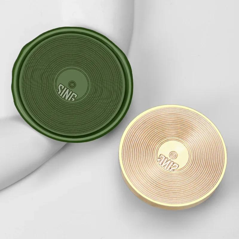 4Cm Large Chapter Head Series Sealing Wax Seal Fire Lacquer Seal Brass Chapter Head Craft Supplies Stamp Gift Handicrafts