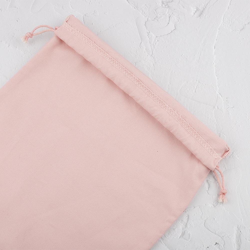 Baumwoll-Canvas Innentaschen Kordelzugbeutel Rosa Grau Schwarz Beige Farbe Geschenkverpackungsbeutel Aufbewahrungstasche für Handtaschenzubehör