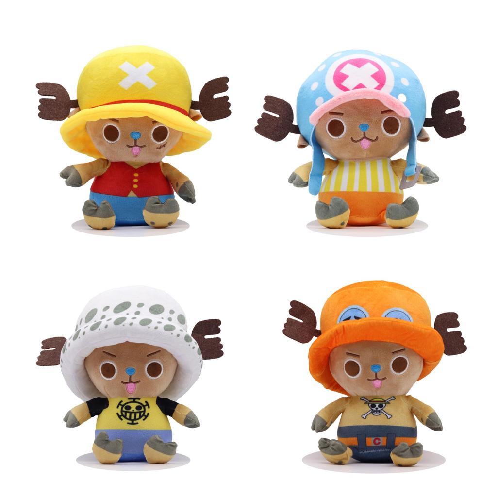 One Piece Anime Plush Toys: Cute Luffy, Chopper & Zoro Dolls for Claw Machines