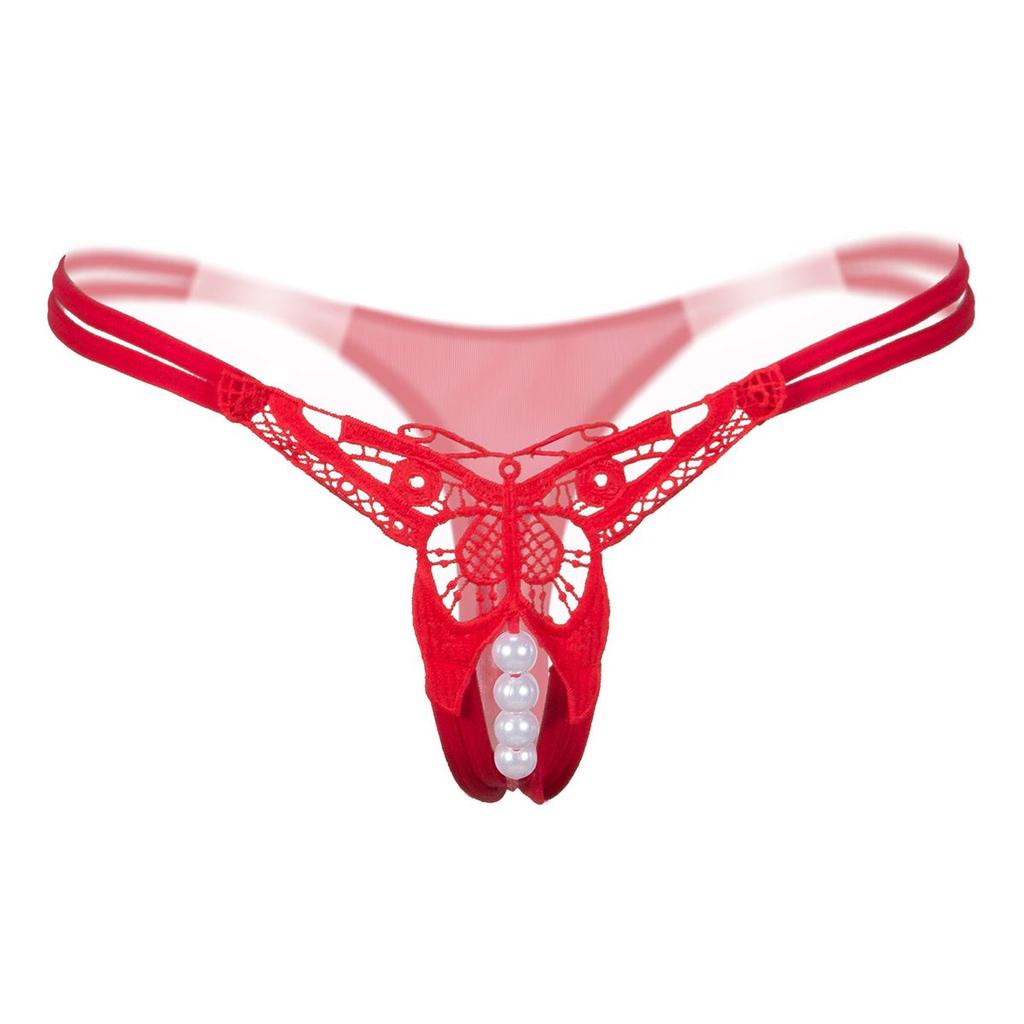 Transparent Women's Panties Female Lace Underwear Open Sexy Lingerie Erotic Panty Hot G-String Cute Bow