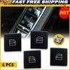 4Pcs For Mercedes-Benz Black Window Switch Button Cap Car Cover Auto Accessories